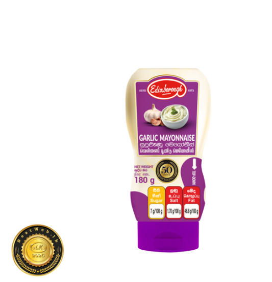 Garlic Mayonnaise 180G - Edinborough
