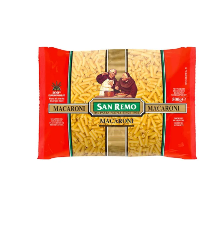 Macaroni 500G - San Remo