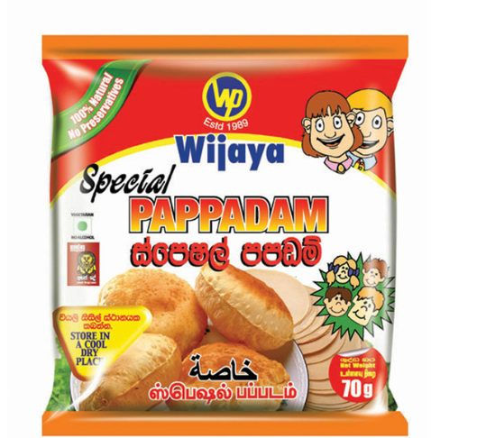 Pappadam 70G - Wijaya