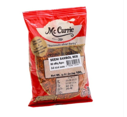 Seeni Sambol Mix 100G - Mccurrie