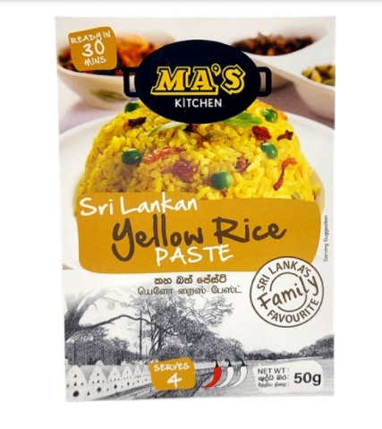Sri Lankan Yellow Rice Paste 50G - MA's