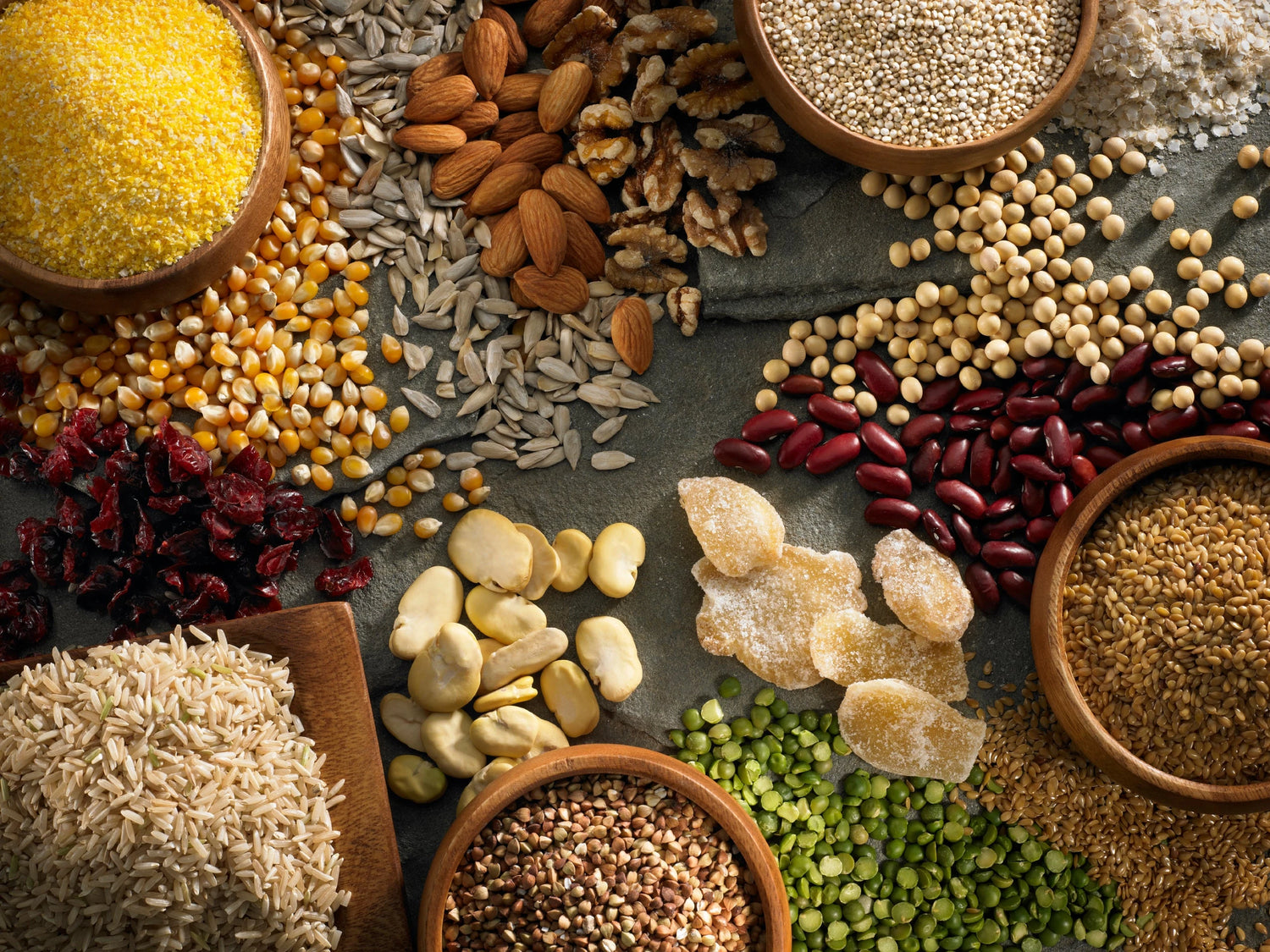 Seeds, Grains & Pulses