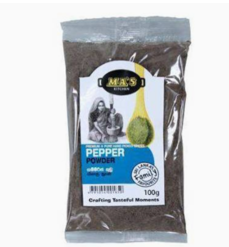 Black Pepper Powder 100G - MA's