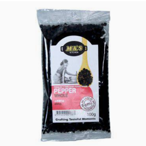 Black Pepper Whole 100G - MA's