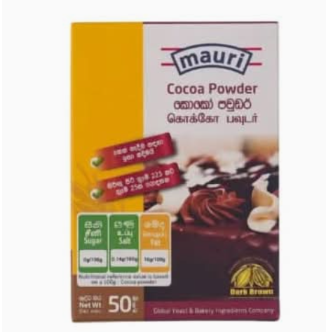 Cocoa Powder 50G - Mauri Formaggi -
