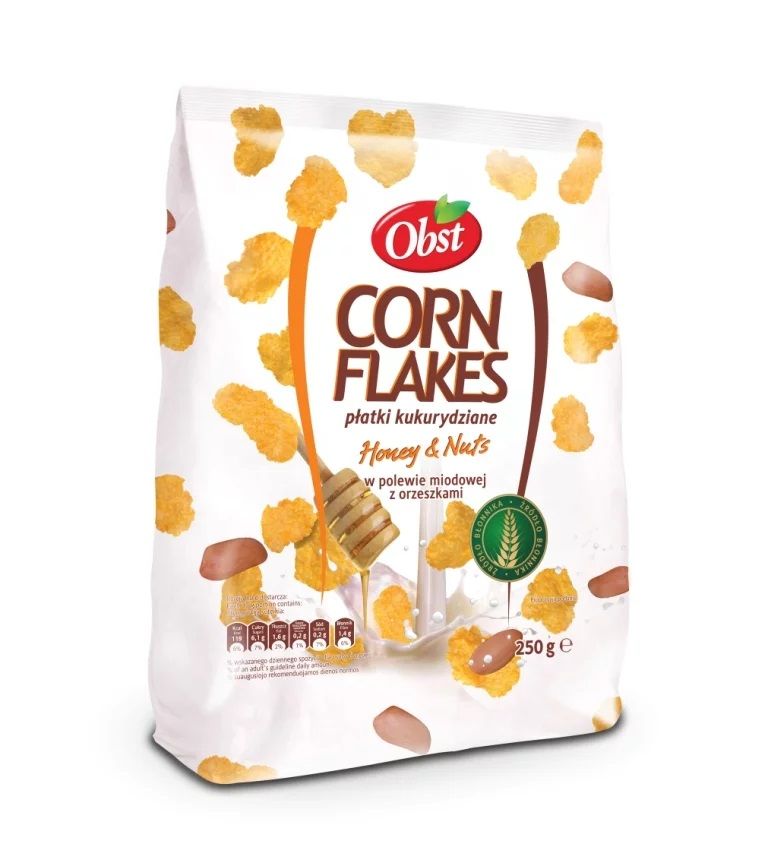 Corn Flakes Honey & Nuts 250G - OBST