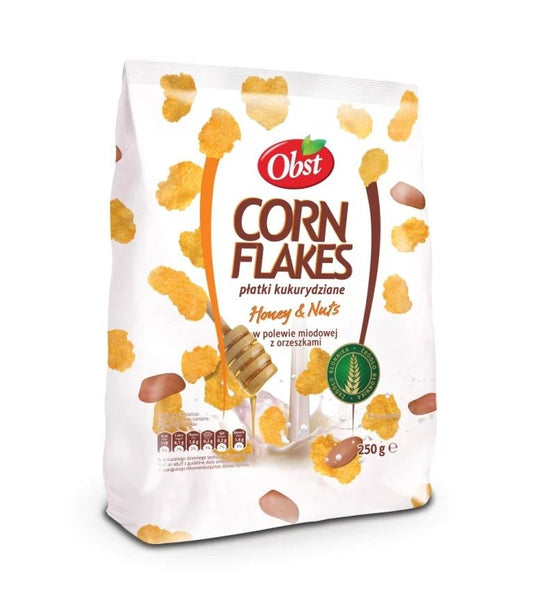 Corn Flakes Honey & Nuts 250G - OBST