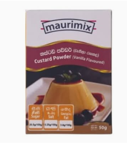 Custard Powder 50G - Maurimix