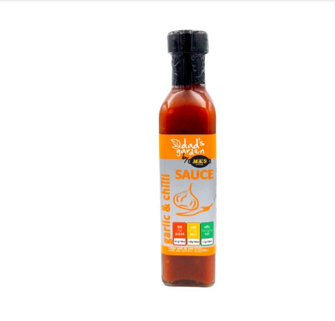 Garlic & Chilli Sauce 260Ml - Dad'S Garden