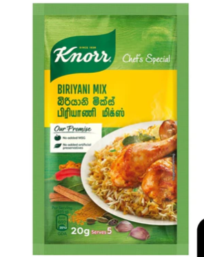 Knorr Chefs Special Biriyani Mix 20G
