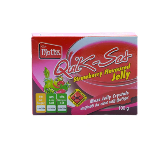 Motha Quick Set Jelly (Strawberry) 100G