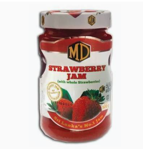 Strawberry Jam (With Whole Strawberries) 500G - Md