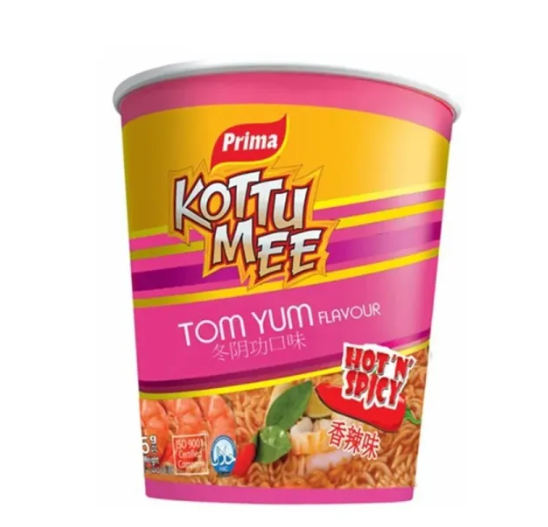 Tom Yum Noodle Cup 64G - Prima