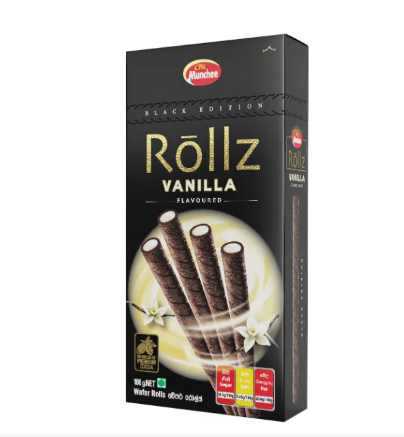 Wafer Rollz Vanilla 100G - Munchee